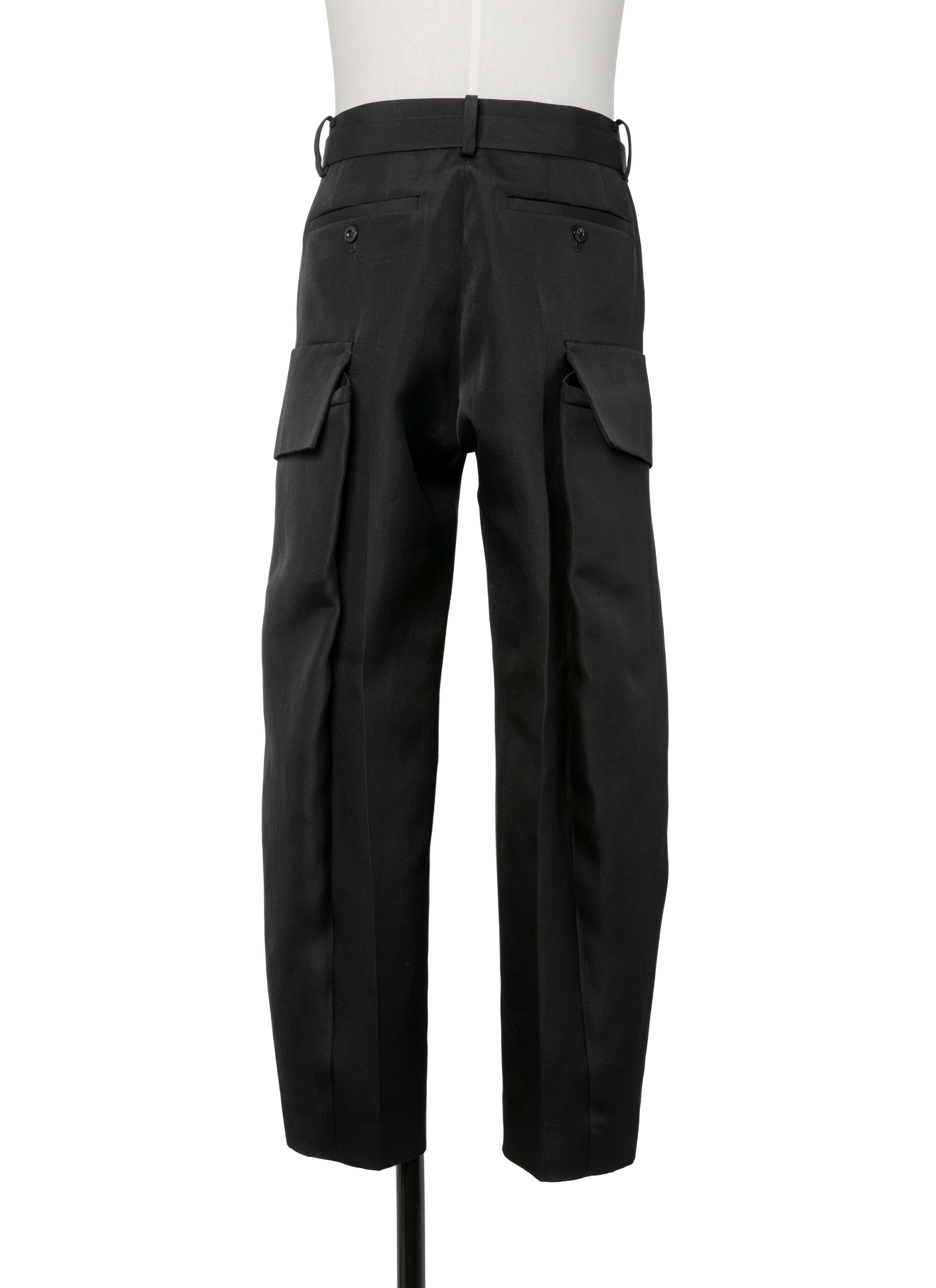 Double-Faced Silk Cotton Pants - 5