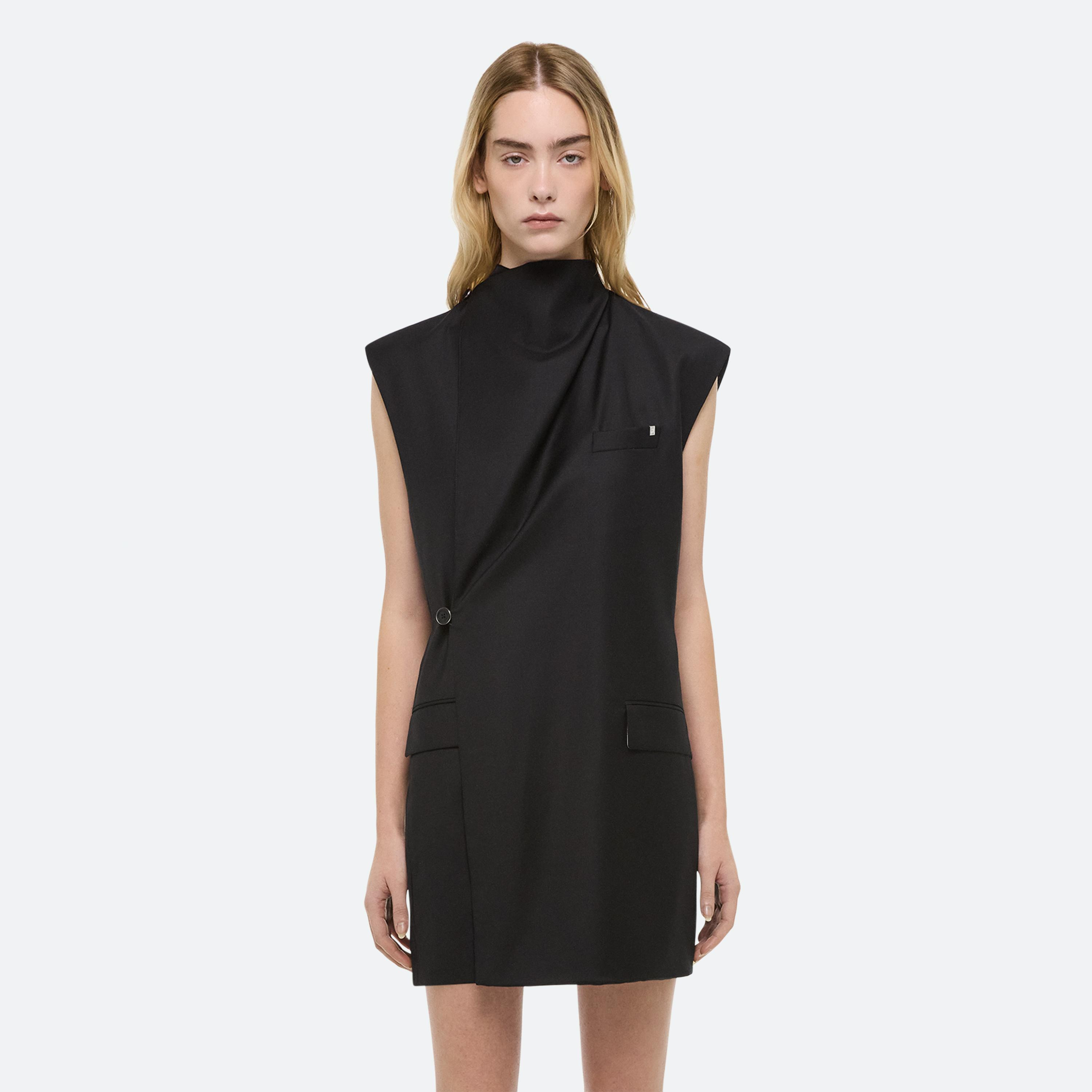COWL BLAZER DRESS - 3