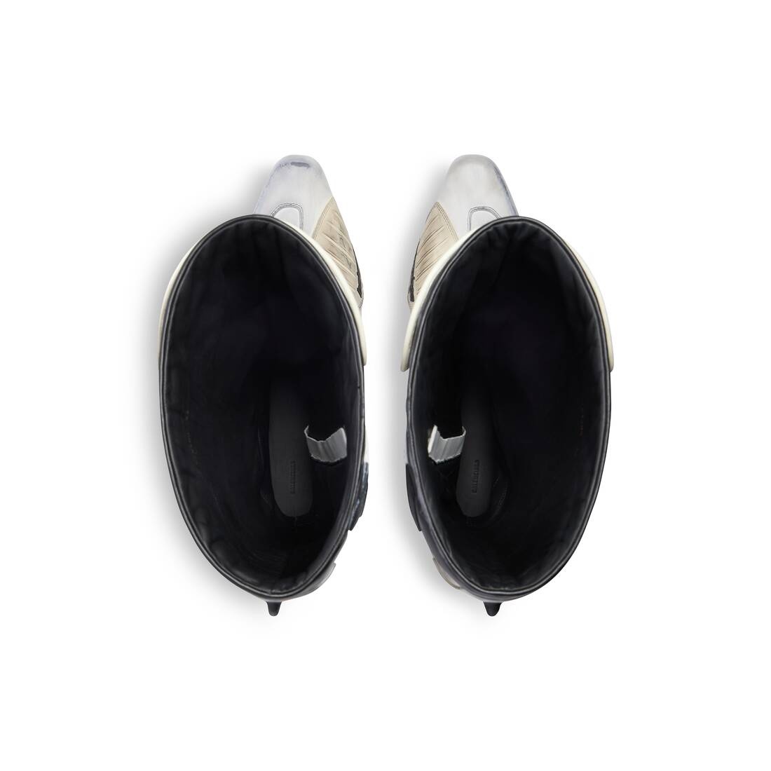 Men's Biker Boot  in White/black - 6