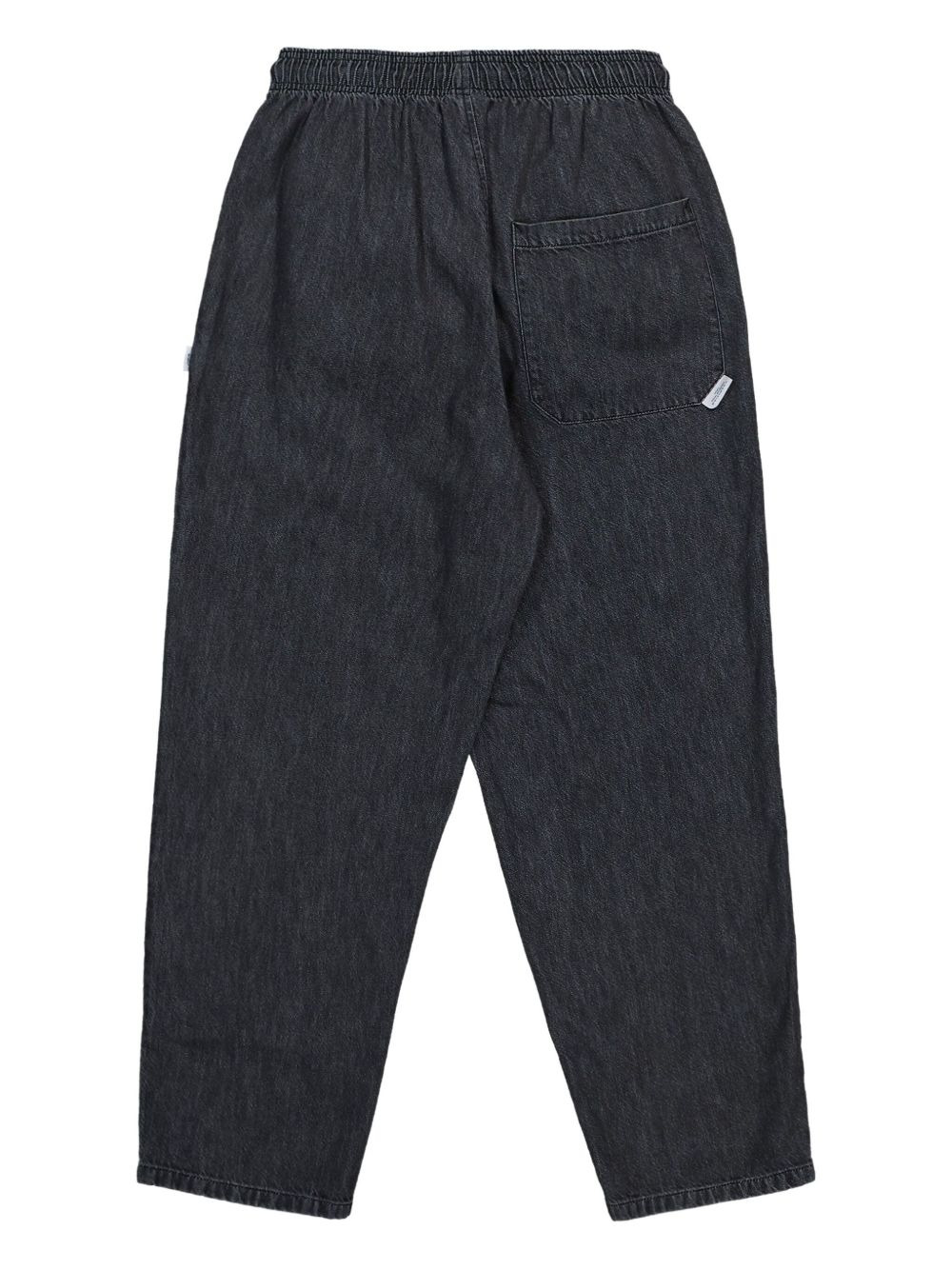 drawstring cotton trousers - 2