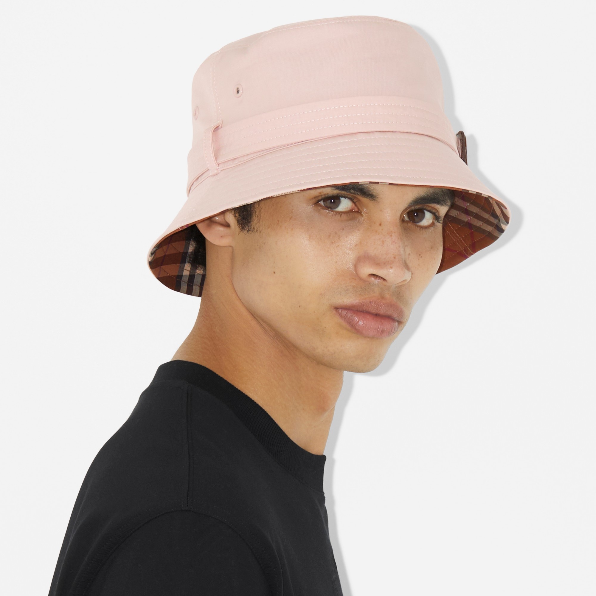 Tropical Gabardine Belted Bucket Hat - 6