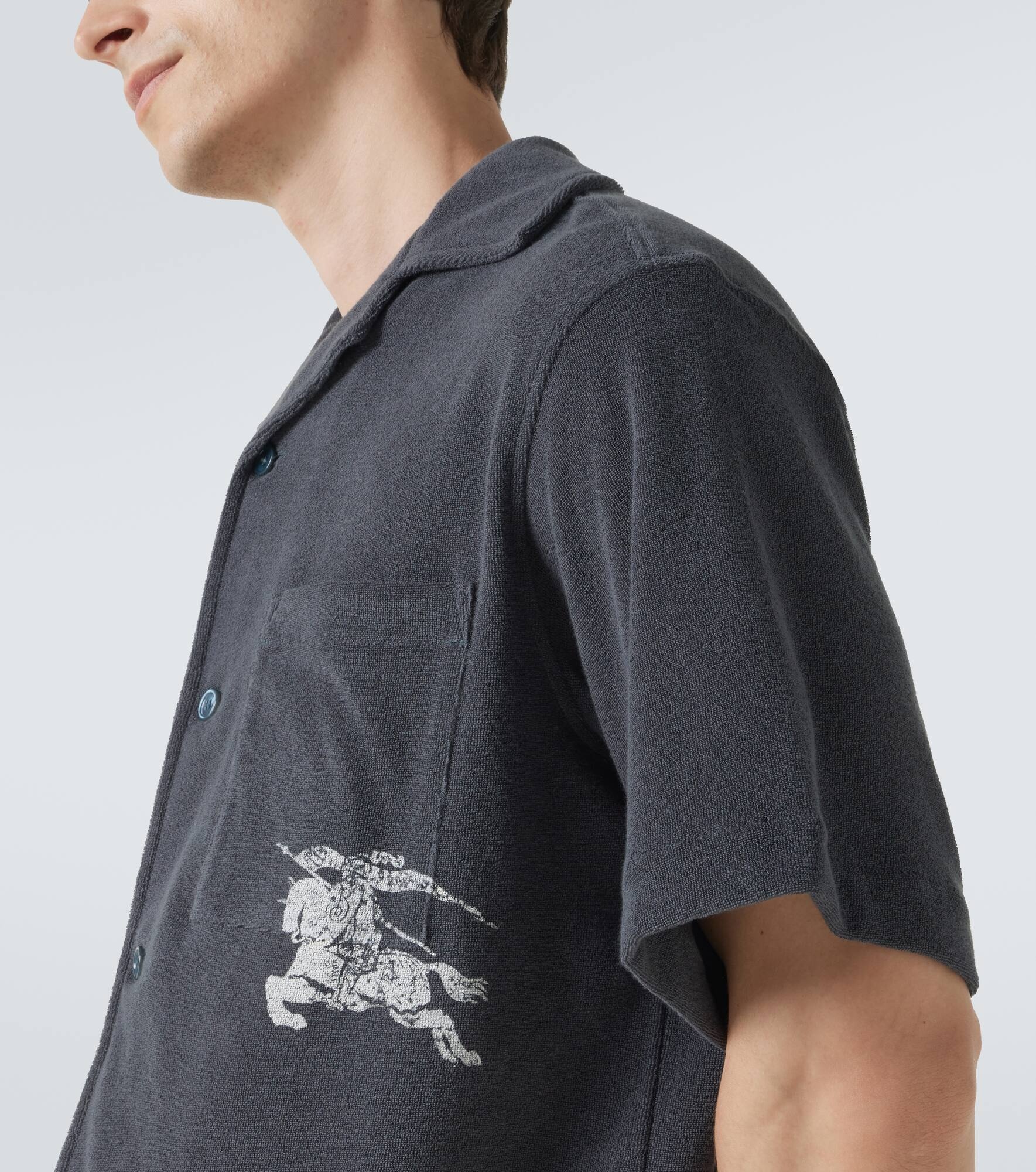 EKD cotton terry bowling shirt - 6