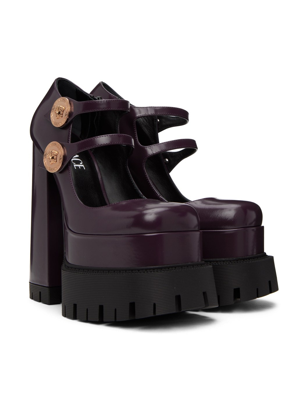 Burgundy Medusa Aevitas Heels - 4