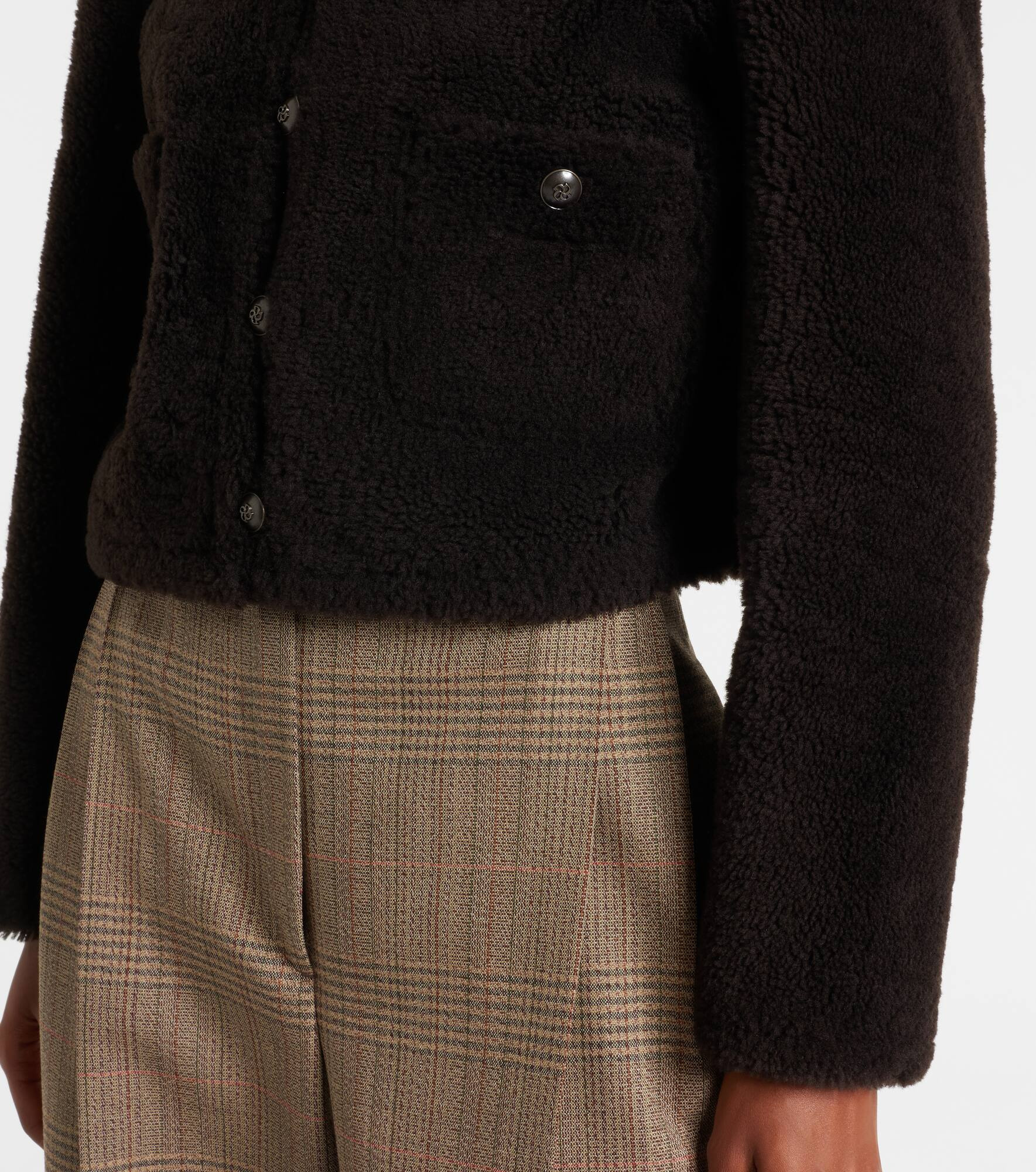 Soft Touch cropped reversible leather jacket - 5