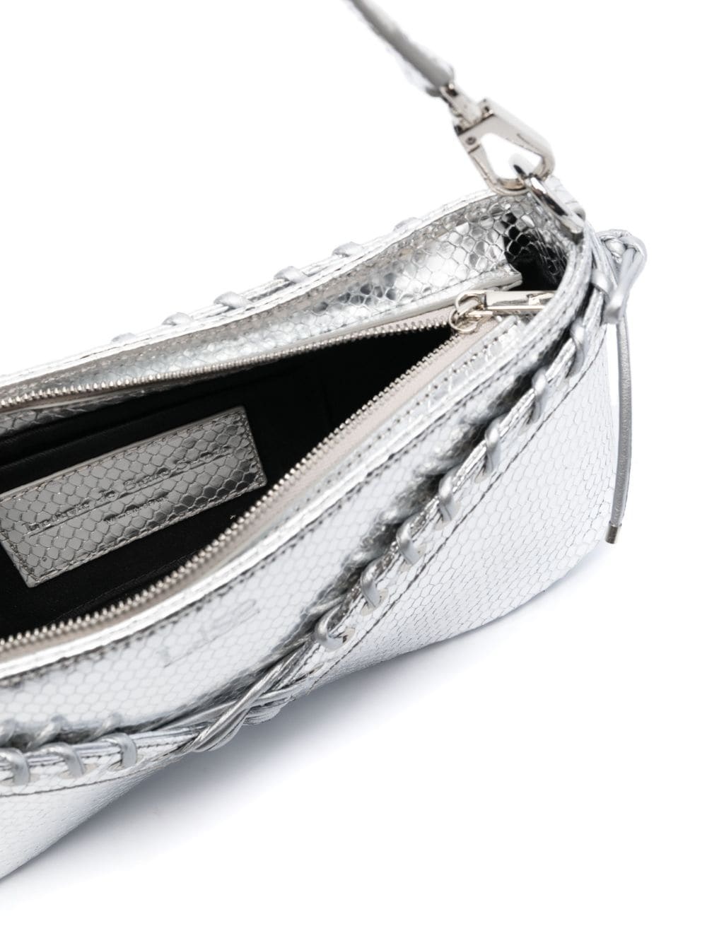 The Cleavage embossed leather shoulder bag - 5