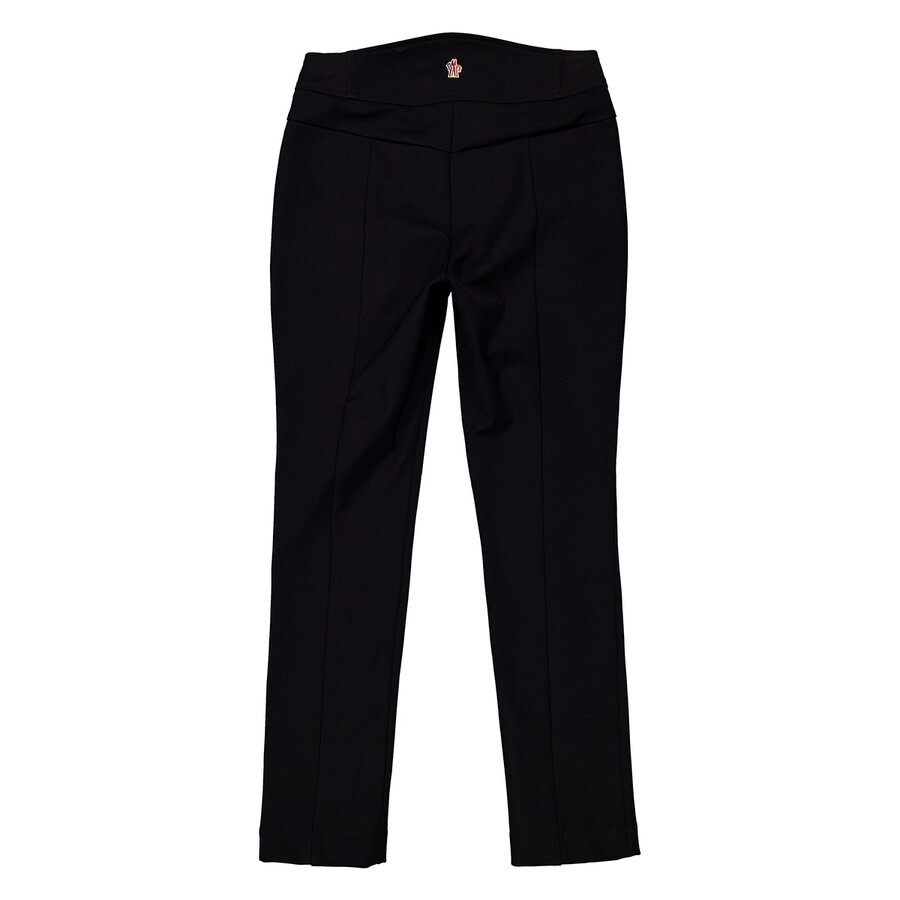 Moncler Black Fitted Tech-Twill Ski Trousers, Brand Size 42 ( US Size 4 ) - 2