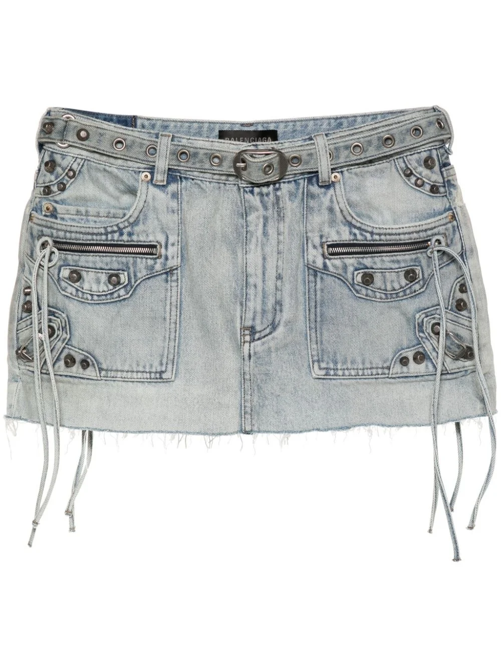 Cagole denim miniskirt - 1