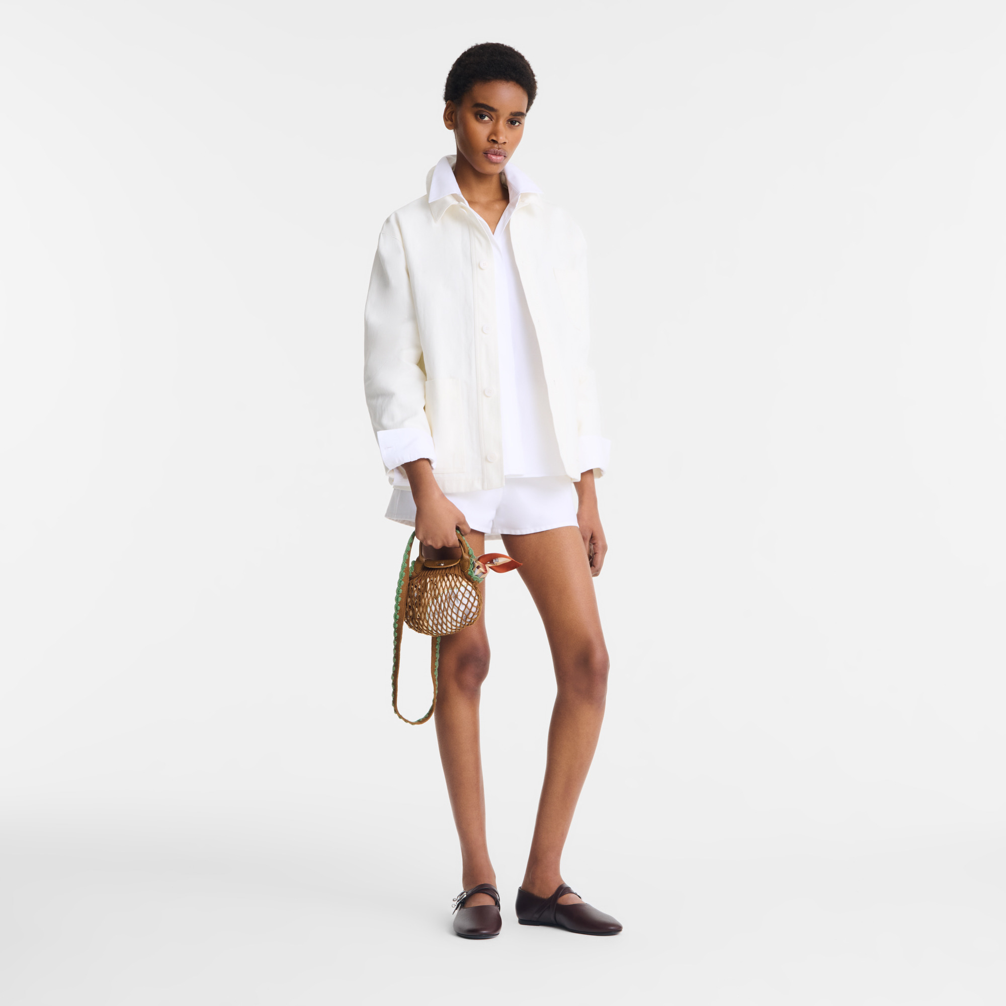 Le Pliage Collection Mesh bag Tobacco - Canvas - 2
