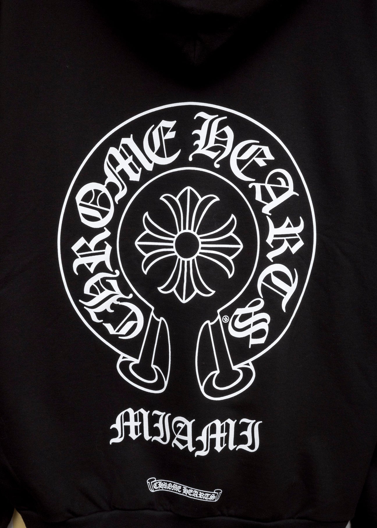 【CHROME HEARTS】MIAMI HORSESHOE PULLOVER HOODIE Chrome Hearts Miami Exclusive Horseshoe Logo Zip Up Hoodie