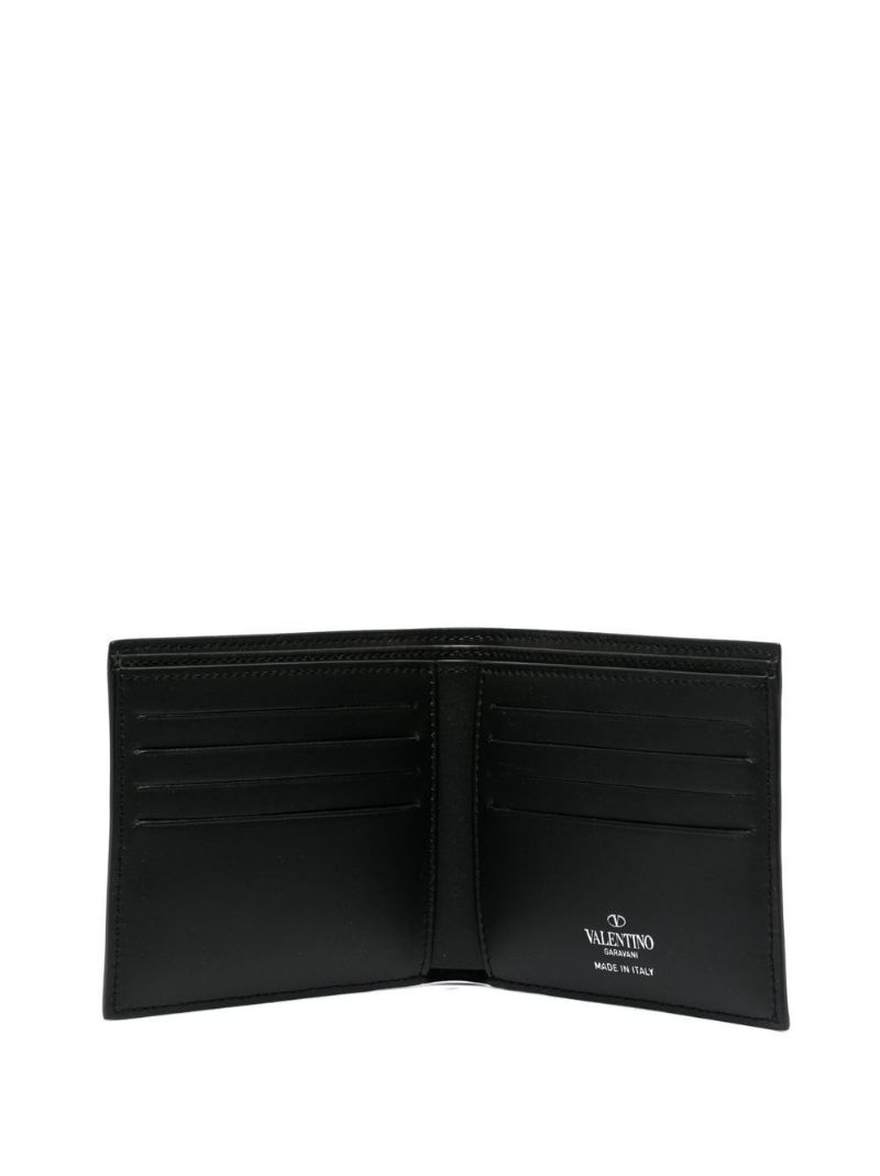 VLTN leather bifold wallet - 3