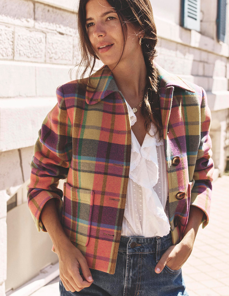 Knightsbridge Wool Jacket-Multi Check 6