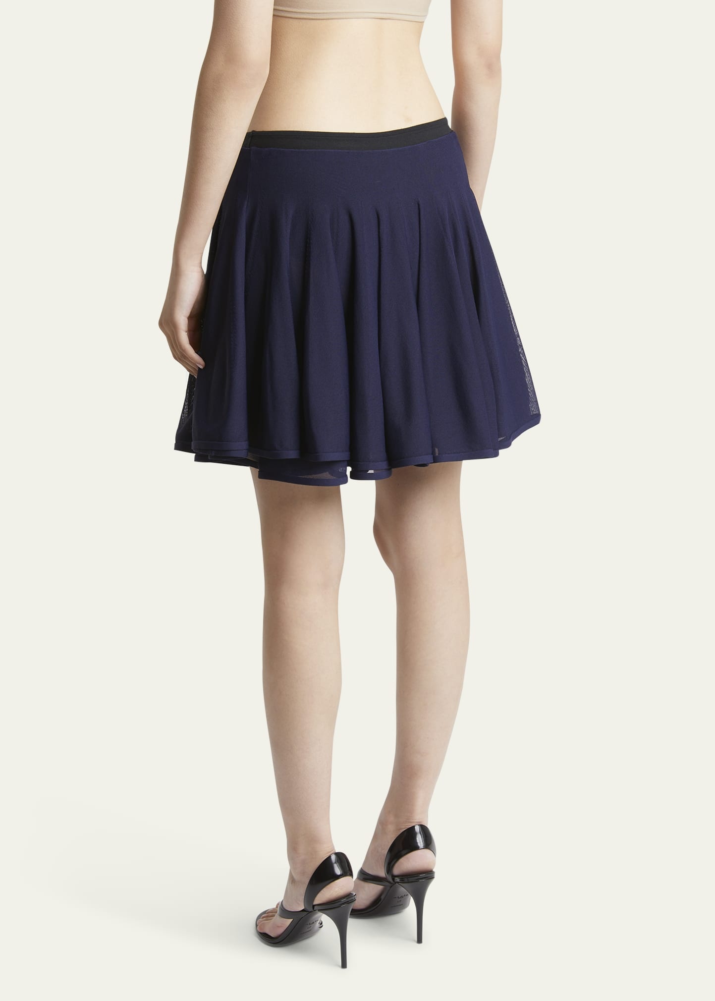 Flared Mini Skirt - 3