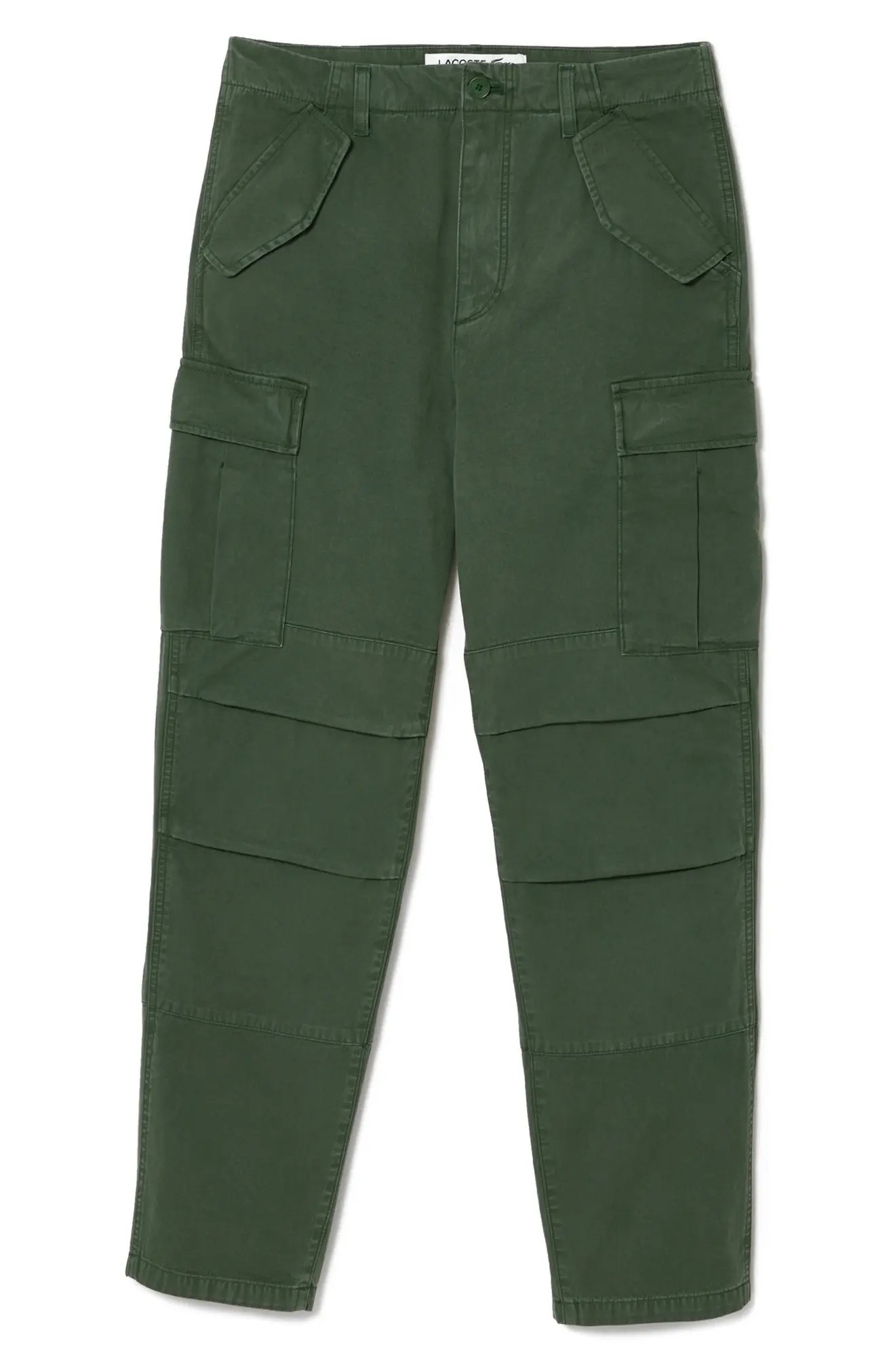 Straight Fit Twill Cargo Pants - 1