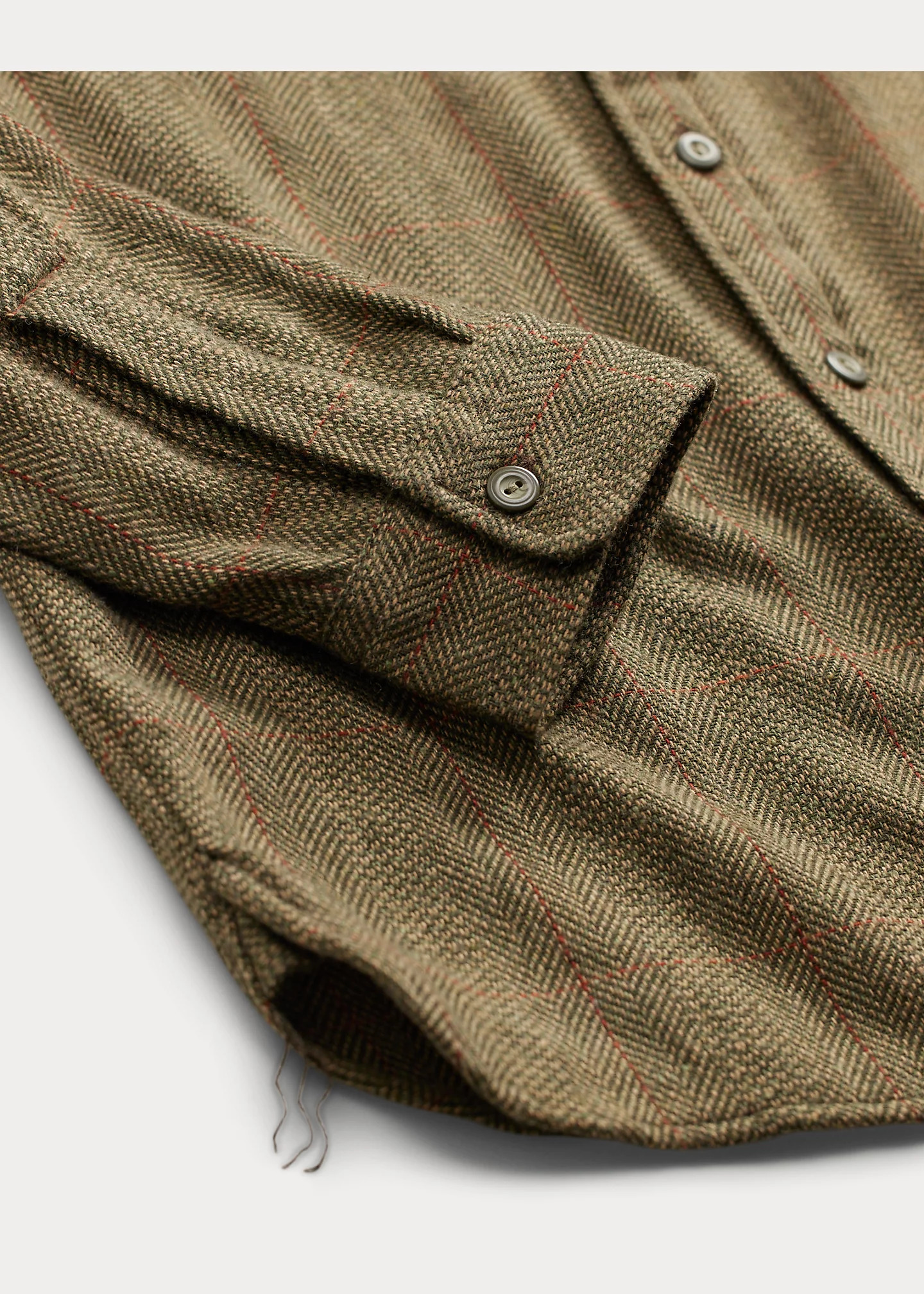 Suede-Patch Herringbone Workshirt - 4