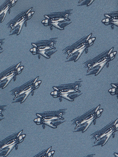 Prada Voyage print tie outlook