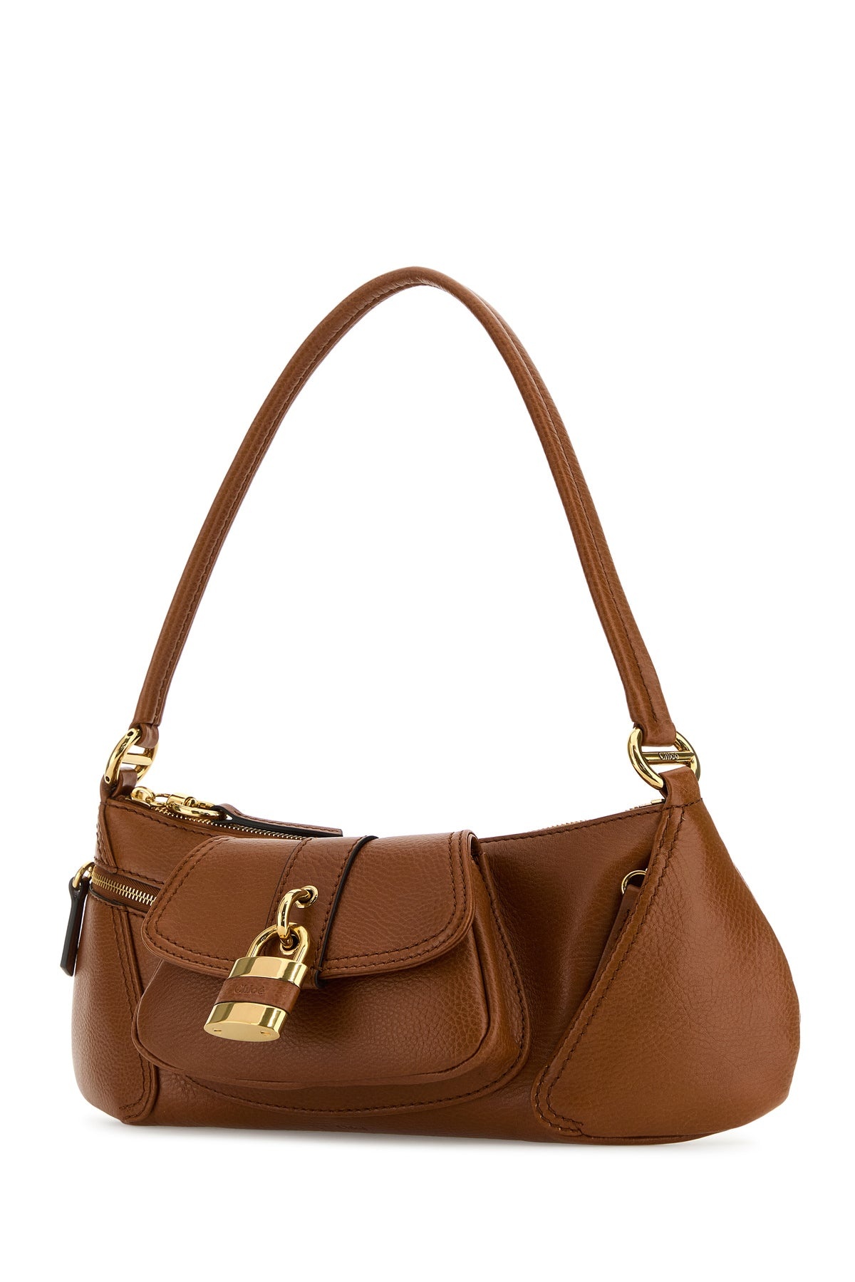 Caramel leather The 99 shoulder bag - 2