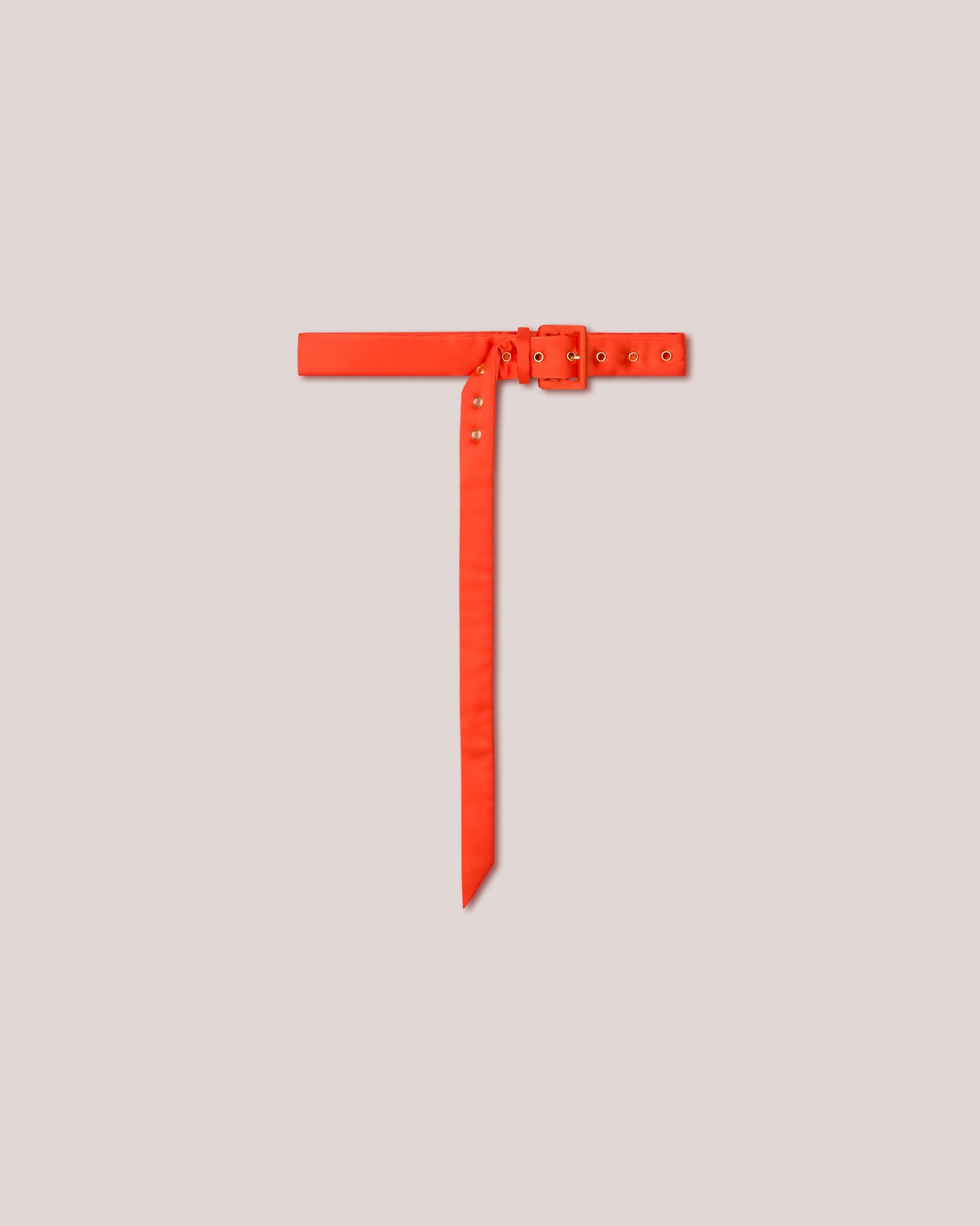 ADUKE - Padded satin belt - Blood orange - 1