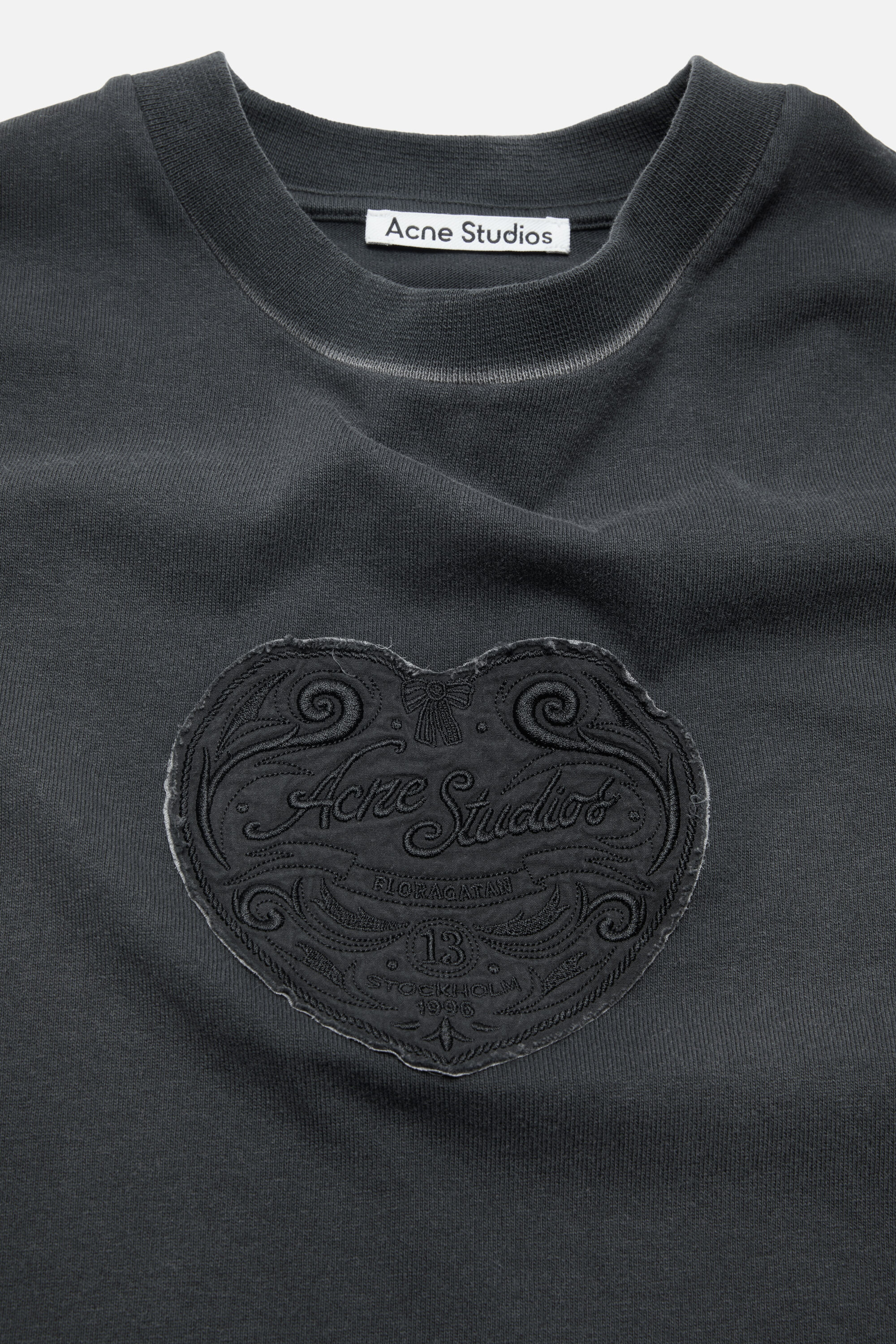 Logo t-shirt - Faded black - 5
