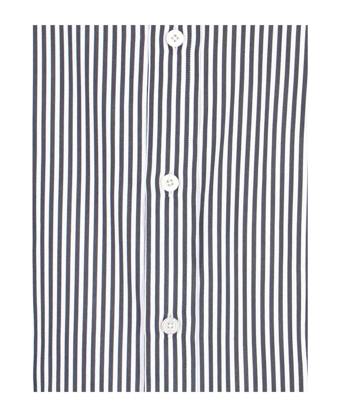 Striped Slim Shirt - 4