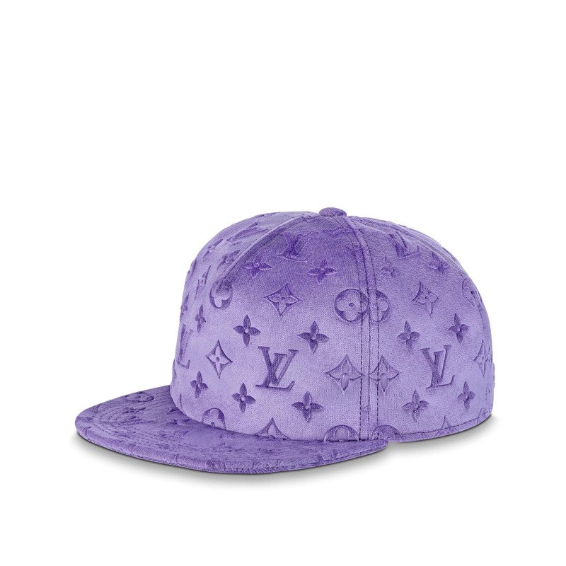 Monogram Velvet Cap 1