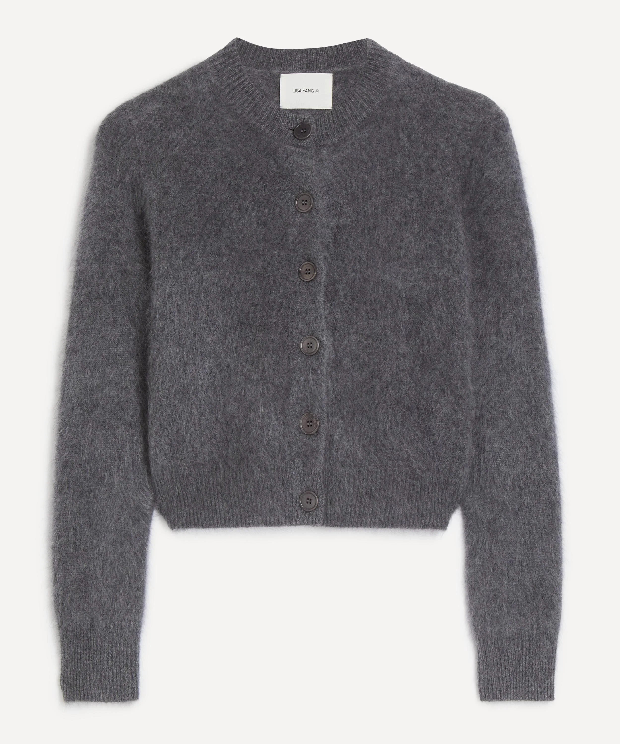 Azalea Brushed Cashmere Cardigan - 1