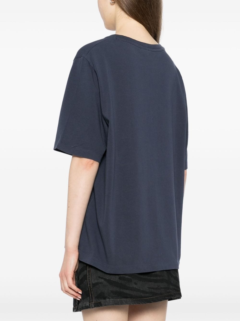 handwriting logo T-shirt - 4