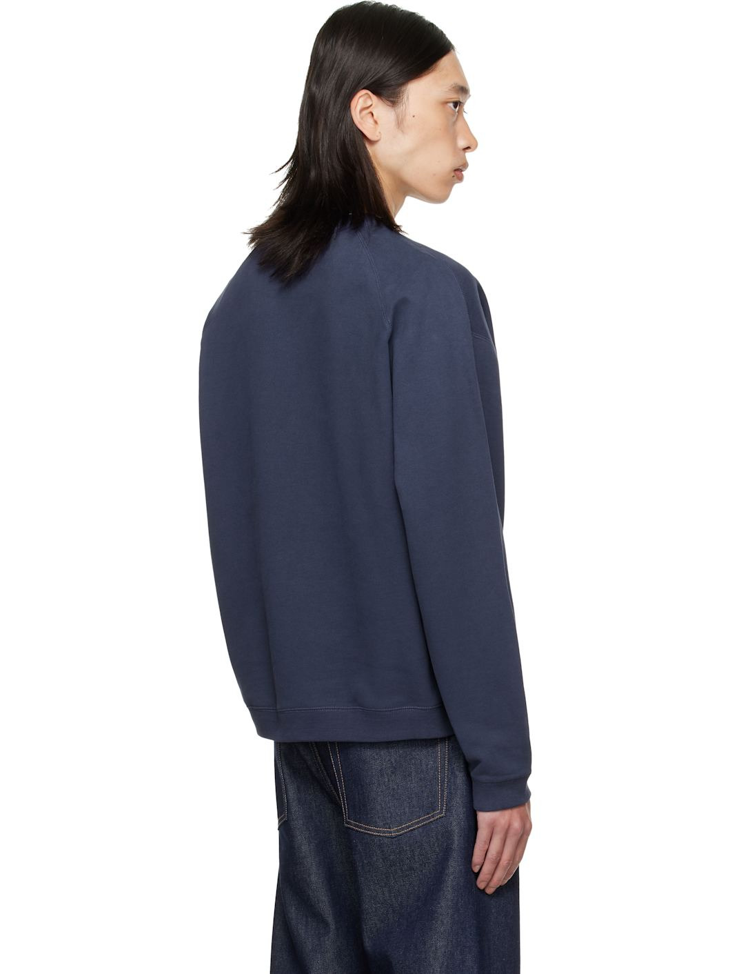 Moncler x Gilga Farm Navy Cotton Sweatshirt - 3