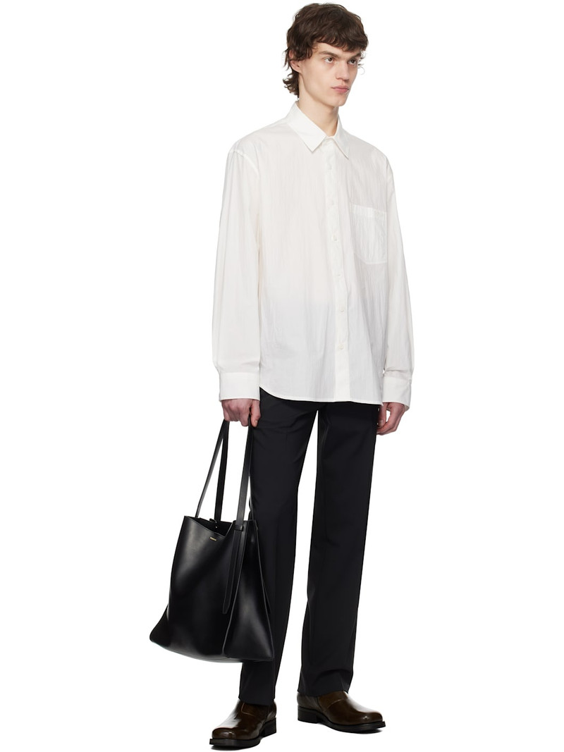 SOLID HOMME Black Essential Trousers outlook