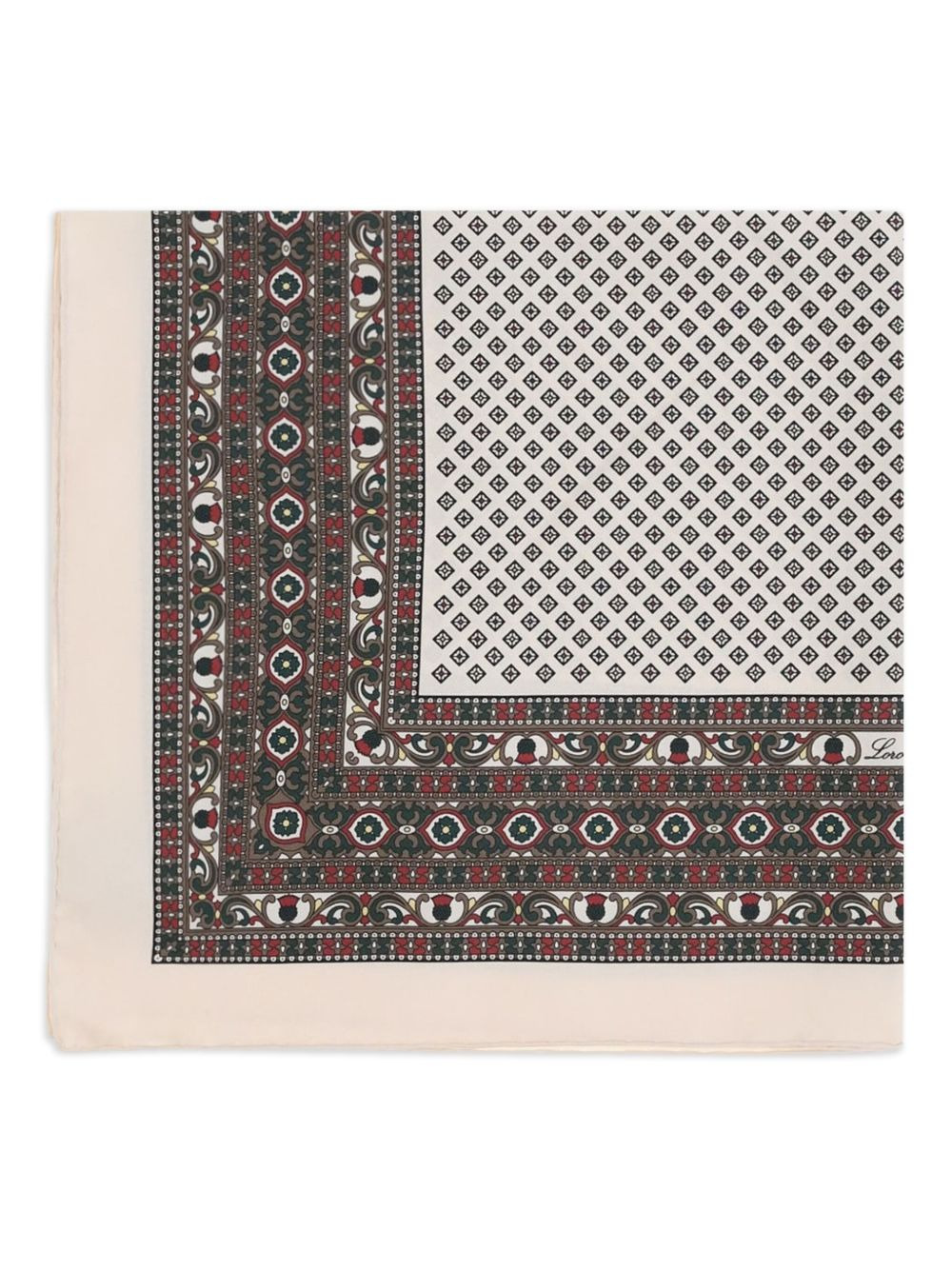 geometric-pattern scarf - 1