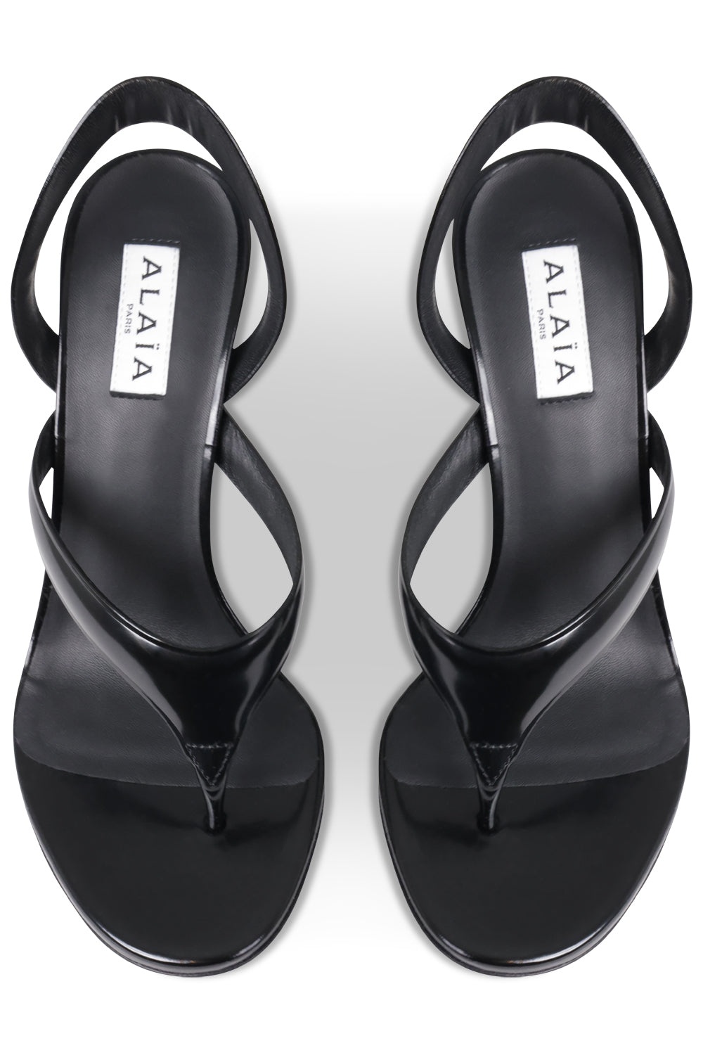 THONG 90MM SANDAL HEEL | BLACK - 4