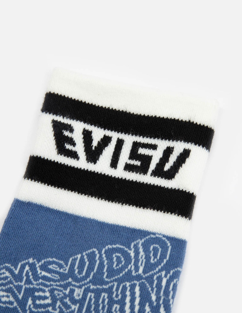 EVISU ALLOVER DARUMA JACQUARD LONG SOCKS outlook