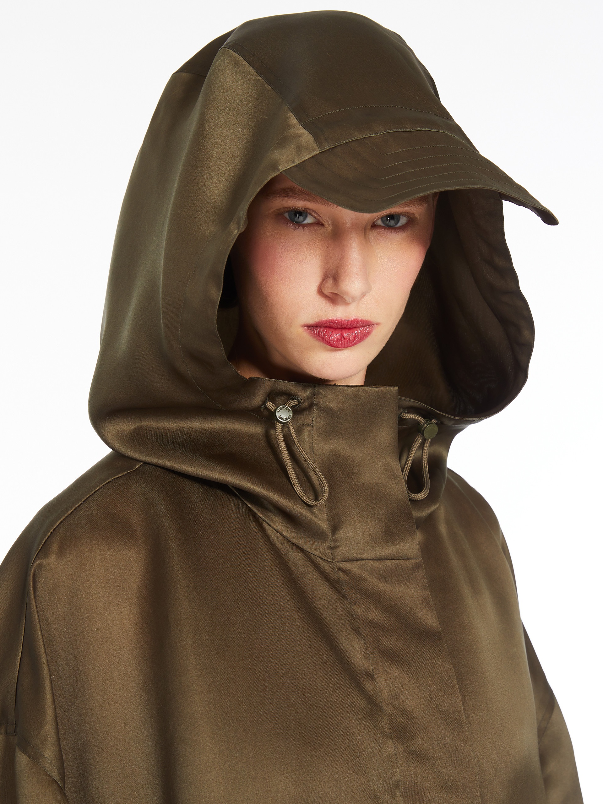 ☆DT☆入手困難☆お洒落Organza Parka/TAMBUTO/MaxMara Max Mara Tambuto Silk Organza Oversize Parka | Balardi