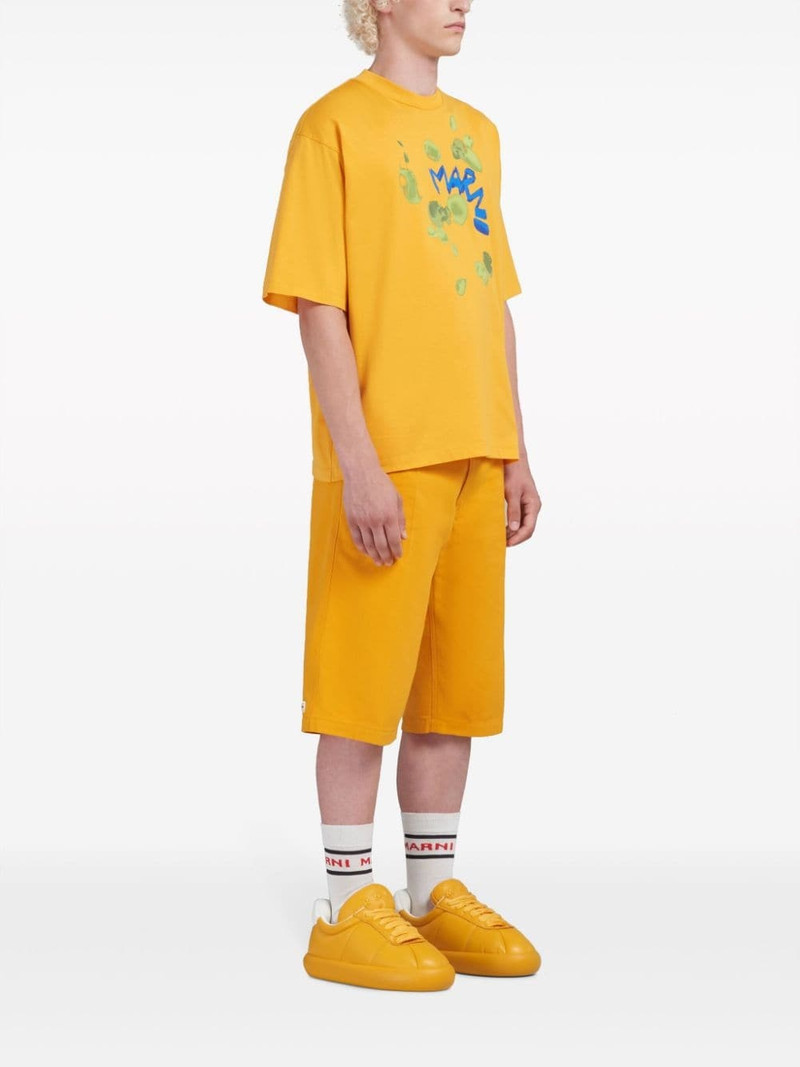 Marni logo-print cotton T-shirt outlook