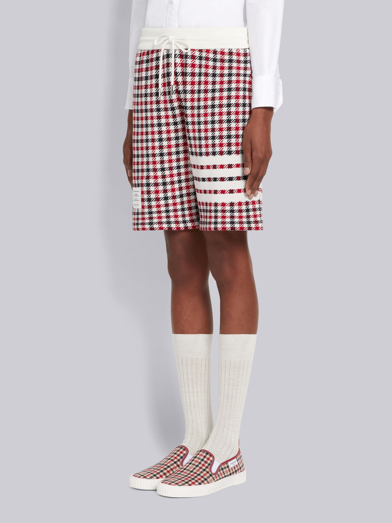 Thom Browne Multicolor Cotton Gunclub Check Jacquard Engineered 4-Bar Mid-thigh Shorts outlook
