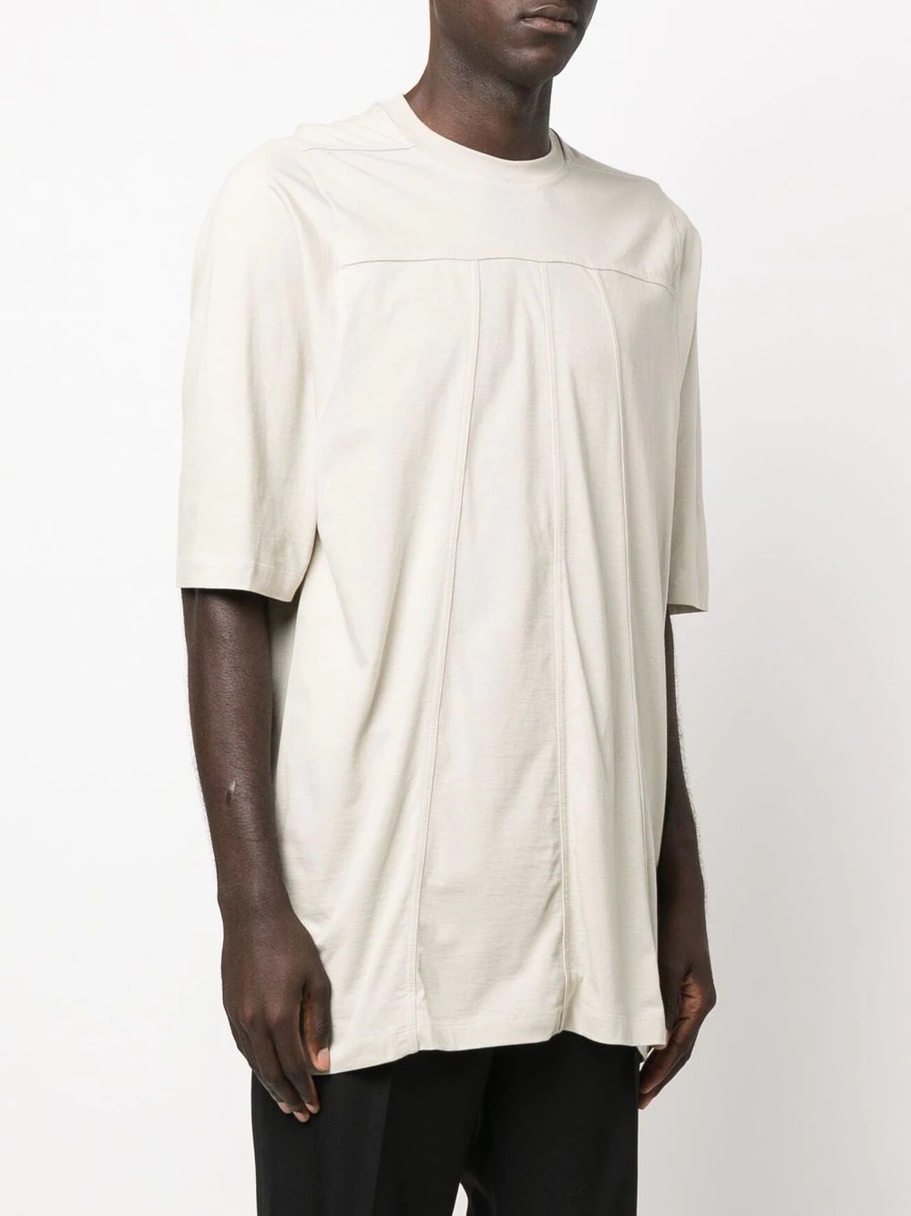 panelled short-sleeved T-shirt - 3