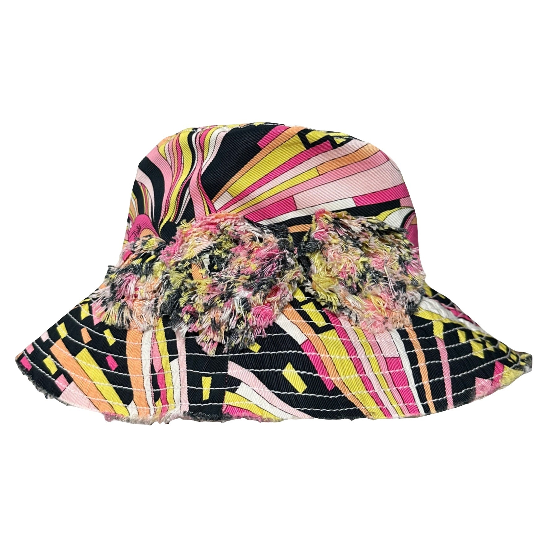 EMILIO PUCCI Fall Winter 2003 Floral Appliqué Bucket Hat - 3