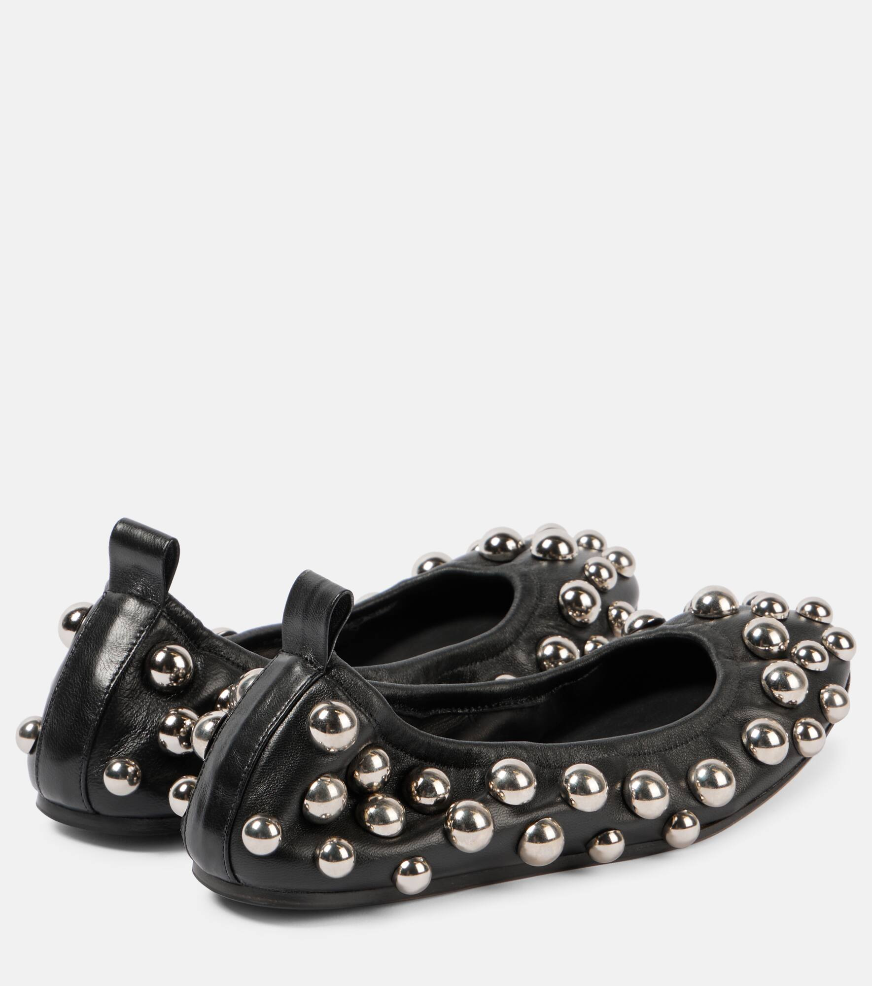 Belna leather ballet flats - 3