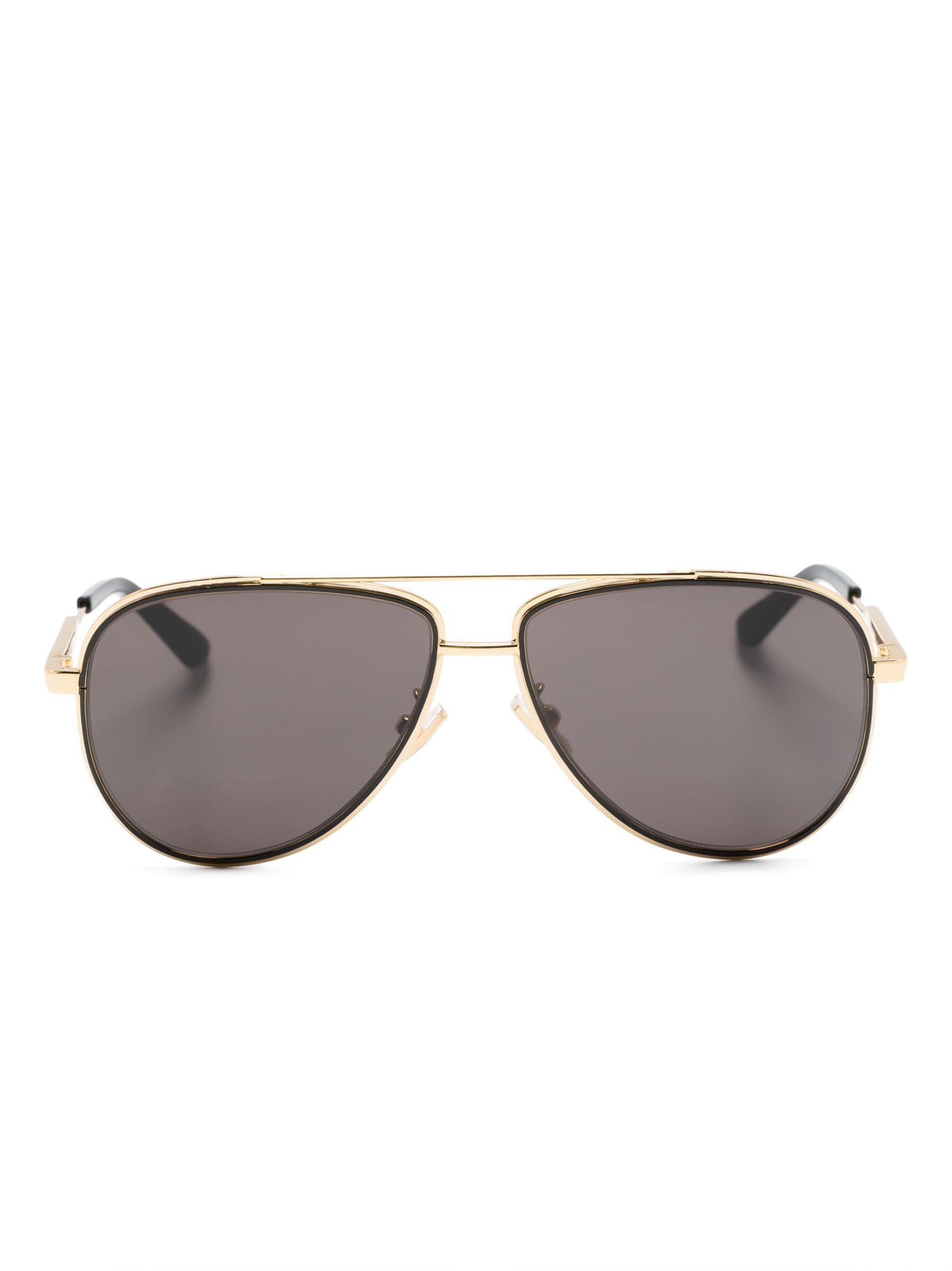 gold-tone pilot-frame sunglasses - 1
