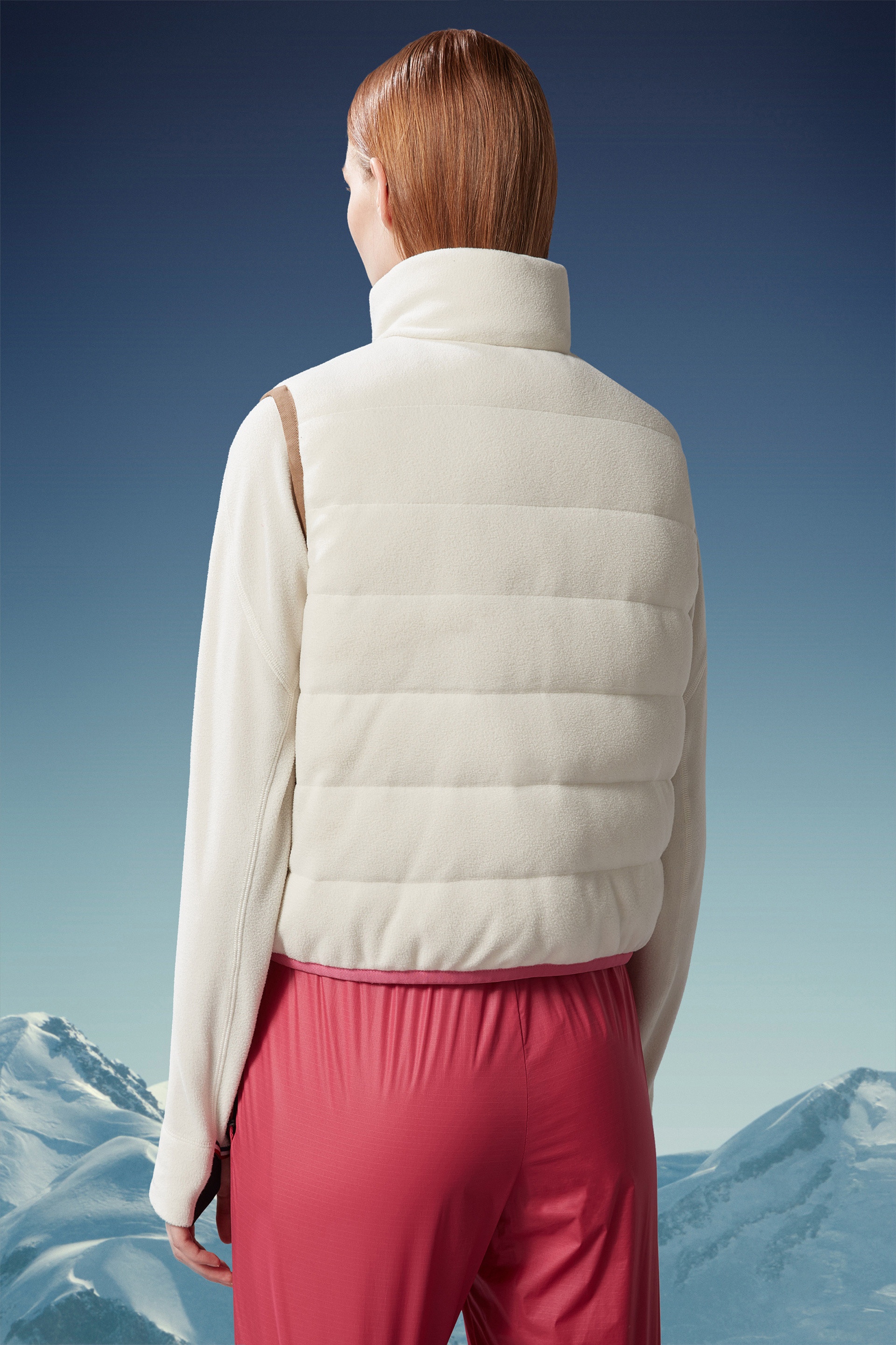 Fleece Down Vest - 5
