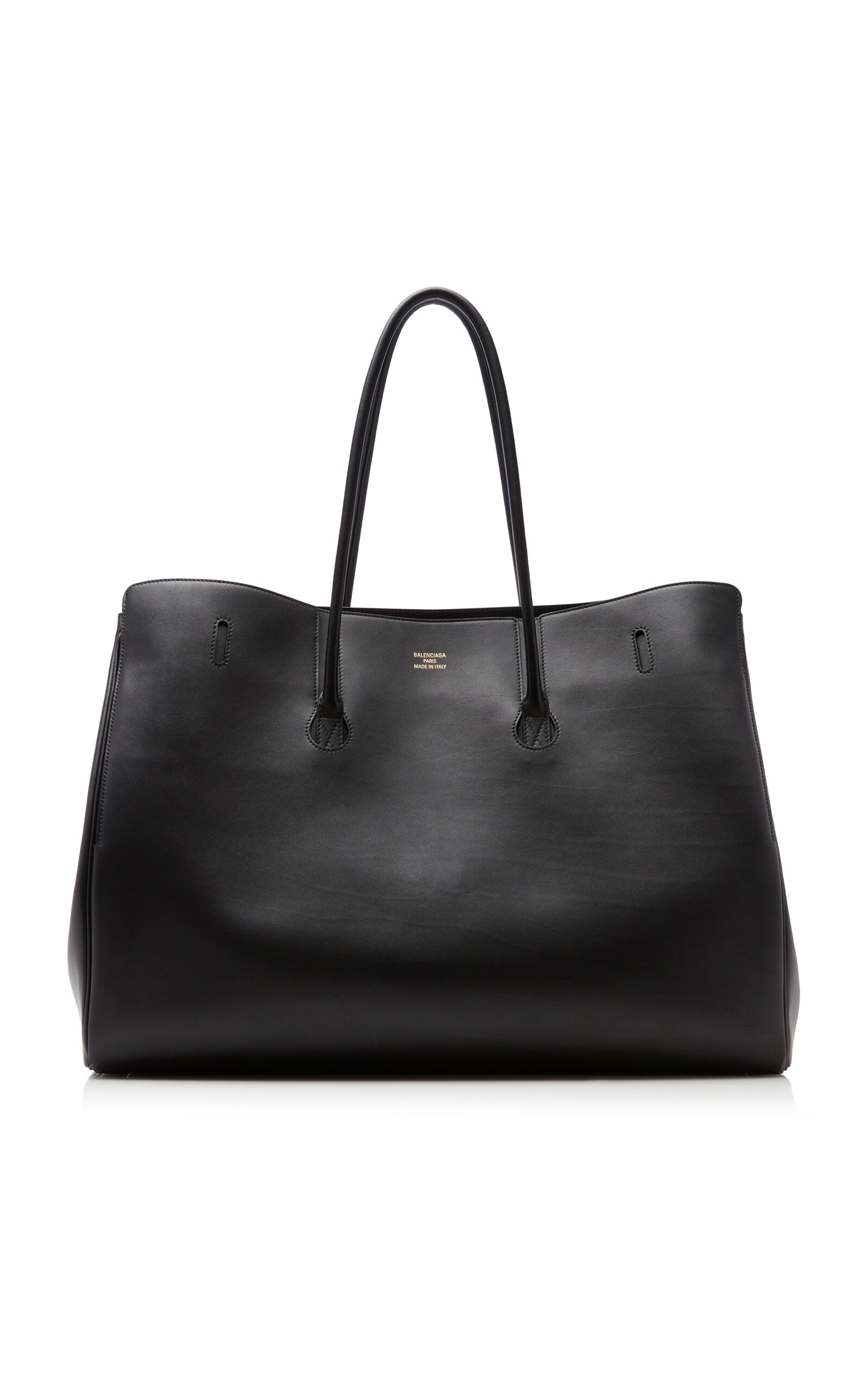BALENCIAGA Bel Air XL Leather Carry-All Bag black