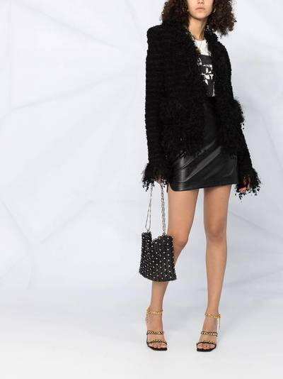 Balmain fringed stripe jacket outlook