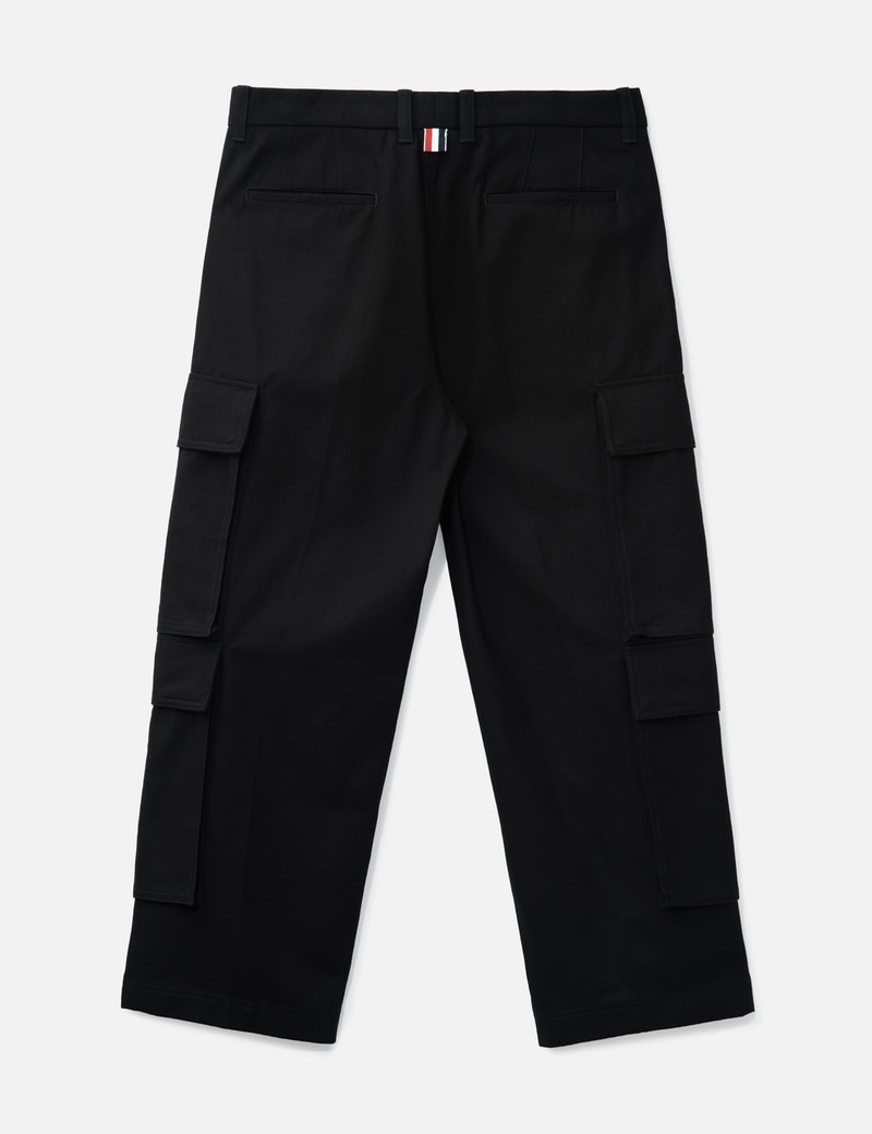 WASHED COTTON UTILITY CHINO CARGO TROUSER 2