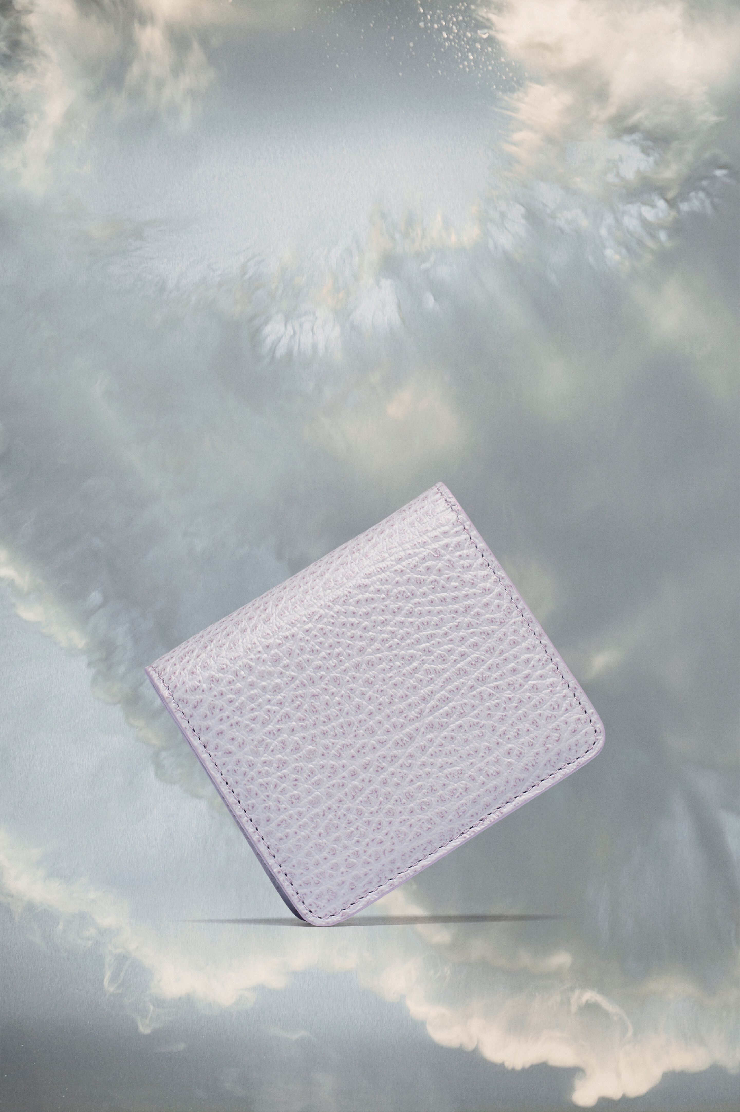 Four stitches chain wallet 5