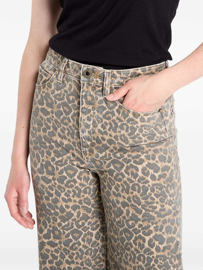 leopard-print jeans 4