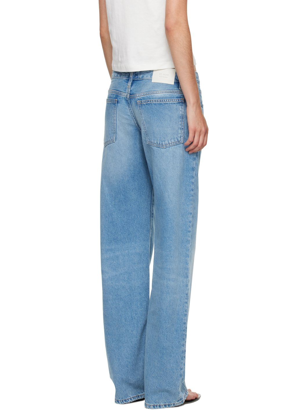Blue Outland Denim Edition Mid Rise Balloon Jeans - 3