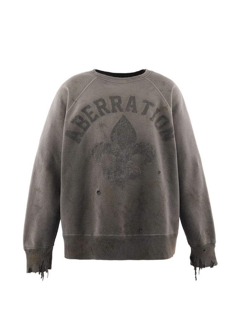 distressed graphic sweater 1