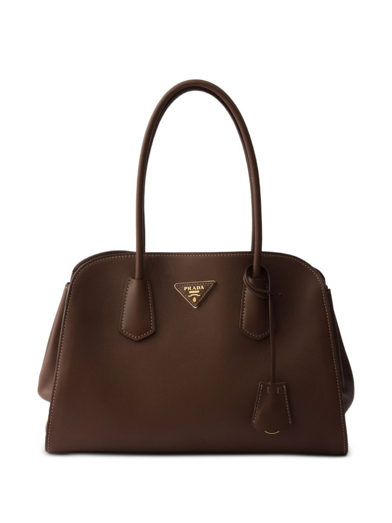 medium leather tote bag 1