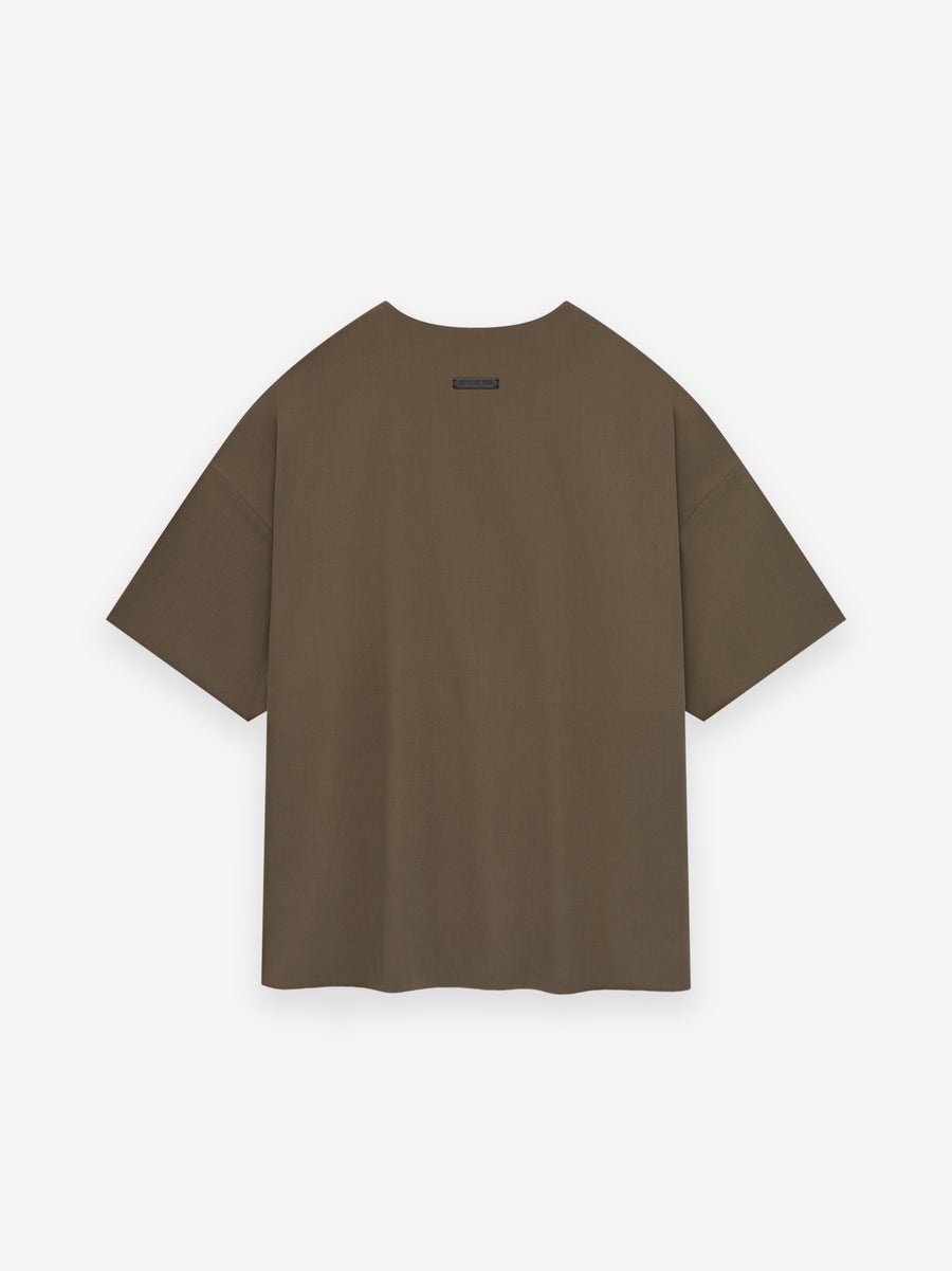 Wool Crepe Double Layer Tee - 2