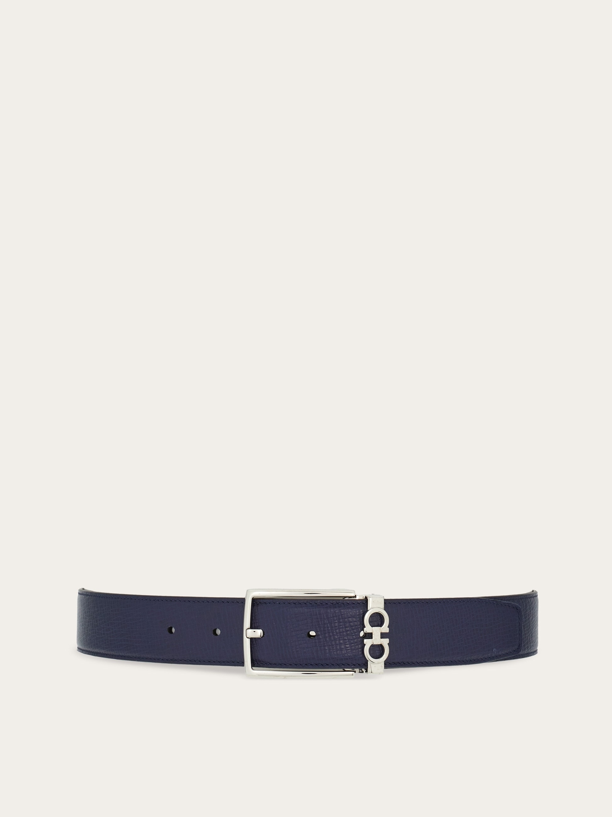 Reversible and adjustable Gancini belt - 1