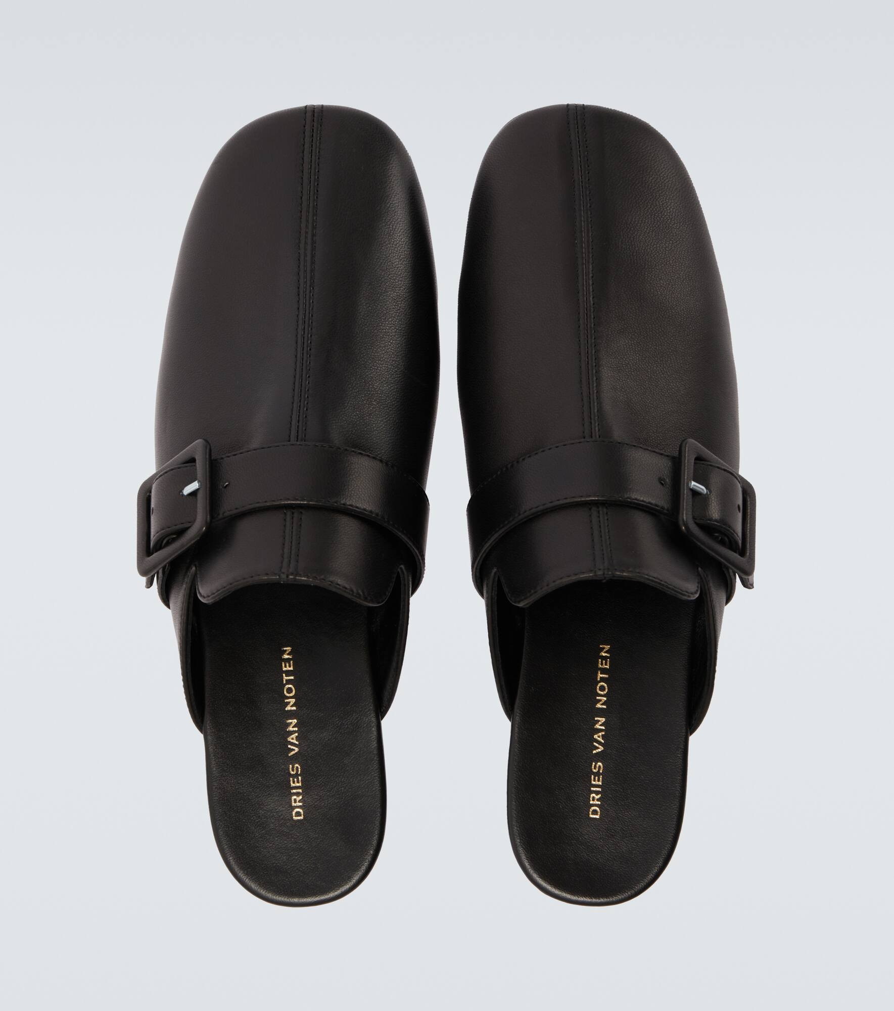 Leather mules - 4